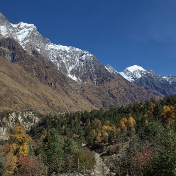 From Samagaun way to Manaslu Circuit Trek